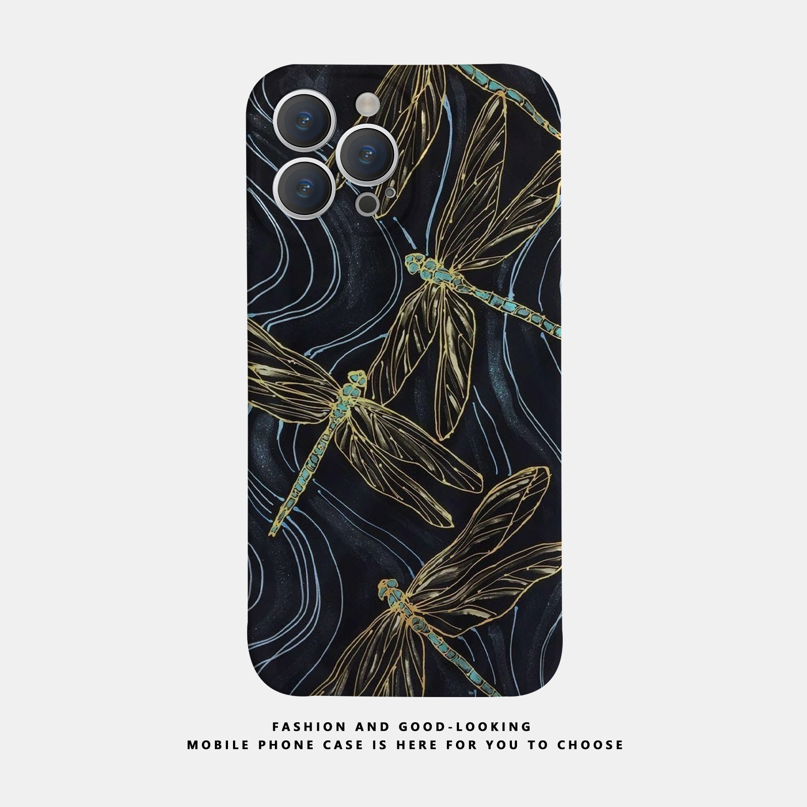 适用苹果华为手绘线条蜻蜓iphone17 14手机壳1513promax荣耀60/70/80P50s17pro7/8plus新款OPPOreno9/iqoo12