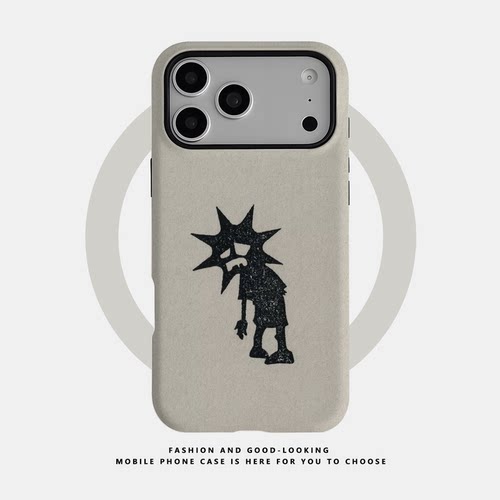 适用于苹果iPhone17ProMax手机壳16 15 14 Plus 13 12 11新款高档二合一菲林磁吸全包防摔保护套复古风爆炸头