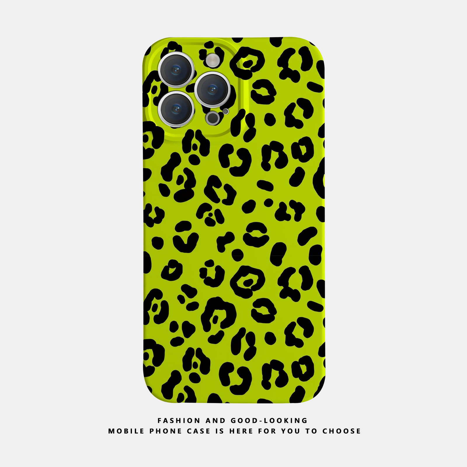 适用华为oppo苹果iqoo荣耀iphone17 15promax/16pro/14/13/12/mate70 60/nova7新款情侣手机壳plus荧光绿豹纹