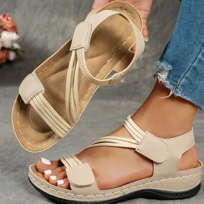 2026 New style women's slip-on casual Velcro sandals
