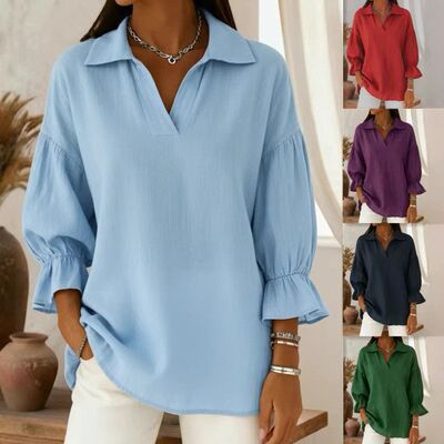 2026 New women's casual loose-fitting fashionable top女