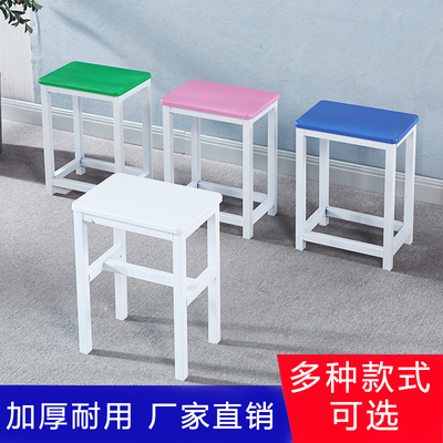 彩凳方凳方形简易方形木板彩色凳