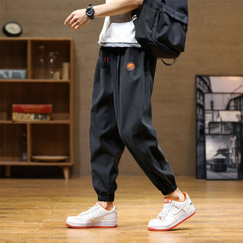 21男青少年休闲裤ins贴标束脚裤抖音淘宝爆款工装裤4002-K207-P28，男装休闲裤，星座1018