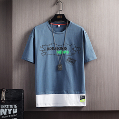 Men's summer new cotton short sleeve T-shirt fashion youth short sleeve