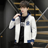 2021新品男潮流百搭春秋季连帽夹克青少年上衣4002-JK802-P58，男装夹克，星座1018