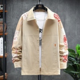 2021新款秋季韩版男生棒球服夹克工装情侣上衣百搭4002-J225，男装夹克，星座1018