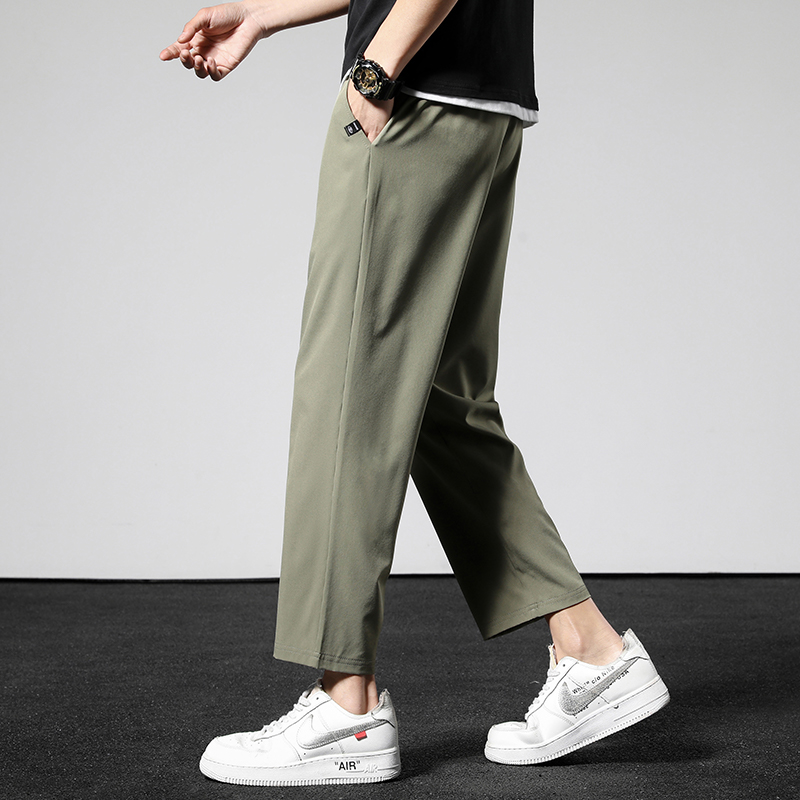 Youth new casual pants men's versatile spring Pants Capris