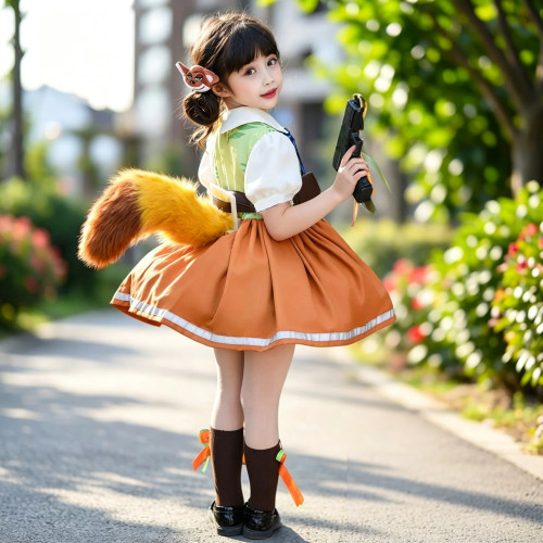 女童洛丽塔儿童尼克狐狸cos服