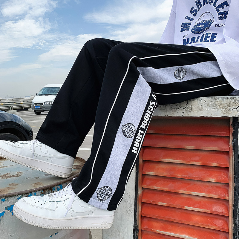 B266-AK-017-P5022春原创设计流行宽松直筒休闲裤,男装休闲裤,星座B257-1