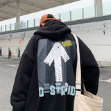 B266-WY-703-P95羊羔毛开衫卫衣加绒加厚外套宽松连帽上衣，女装短外套，星座B257-1