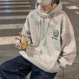 B266-WY-218-P5022春原创设计宽松港风休闲拉链连帽卫衣，男装卫衣，星座B257-1