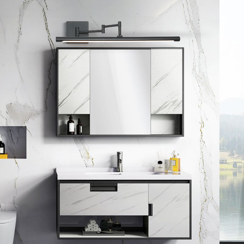 简约防水雾可折叠伸缩镜前灯壁灯