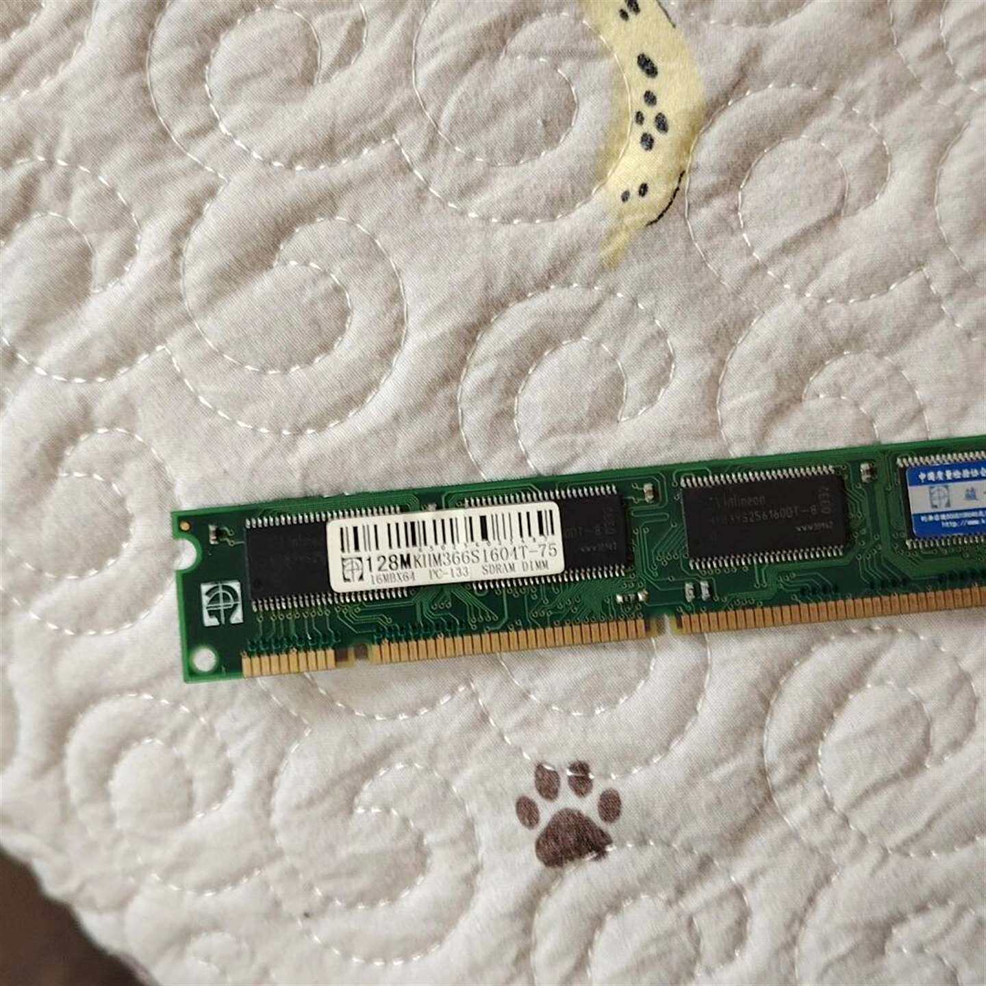 议价金邦128MB SDRAM内存条，PC-133，1可维修翻新