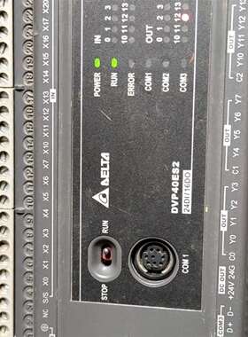 议价台达PLC DVP40ES200R，24DI/16DO，可维修翻新