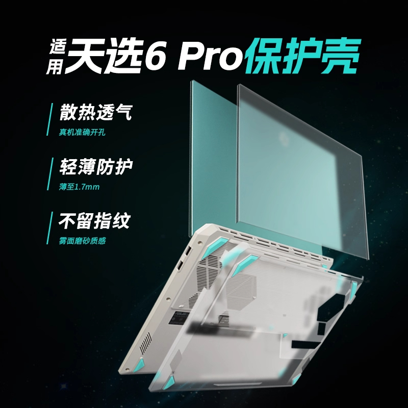 适用于华硕天选6 Pro 2025笔记本保护壳FA608P/U/W电脑防摔防磕碰防刮花FX608L/J磨砂透明16英寸定制全包套