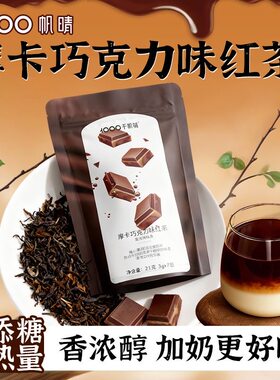 千帆晴摩卡巧克力红茶可可红茶低卡热饮调味冷泡奶茶饮办公室茶包