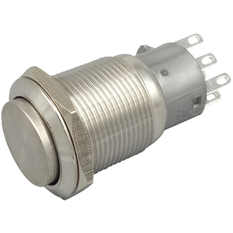 两开两闭金属按钮开关汽车改装圆形按键四路2开2闭6脚16/19/22mm,电子元器件市场,按钮,淘宝优惠券,粉丝福利购,淘宝优惠卷