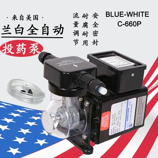 BLUEWHITE 蓝白投药泵  C-660P  C-6125投药泵(合资)泳池投药设备