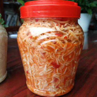 云南腾冲傣家大笋 德宏芒市特产大笋酸笋泡菜