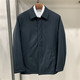 非贤品牌断码 系扣棉服纯色翻领商务棉衣外套2980元 处理秋冬款 男士