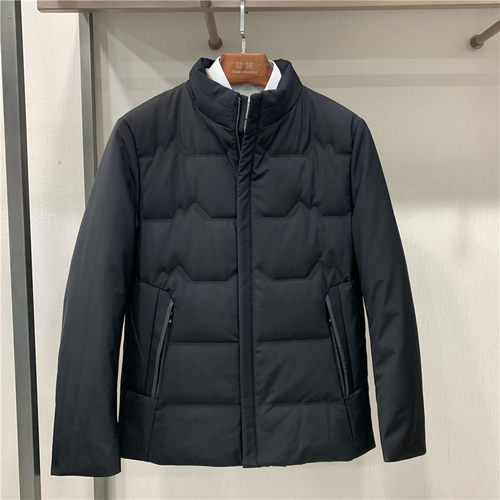 男士立领休闲时尚保暖外套羽绒服