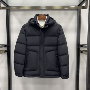 非贤厚款连帽羽绒服专柜款冬季男士青年短款休闲时尚保暖鸭绒外套