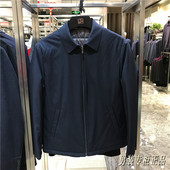 非贤男商务 薄棉服墨绿色藏蓝色2色可选2980元 休闲棉衣爸爸款 经典
