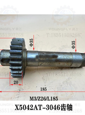 安徽晶菱机床厂X5042AT X6142AT铣床齿轴 电机联轴器 销轴 弹性圈