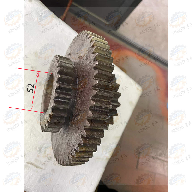 陕西汉川t611c tx611c镗床主轴传动z19/30/55齿三联齿轮