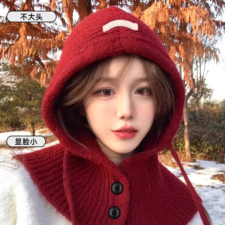 新款女秋冬季加厚针织帽时尚保暖