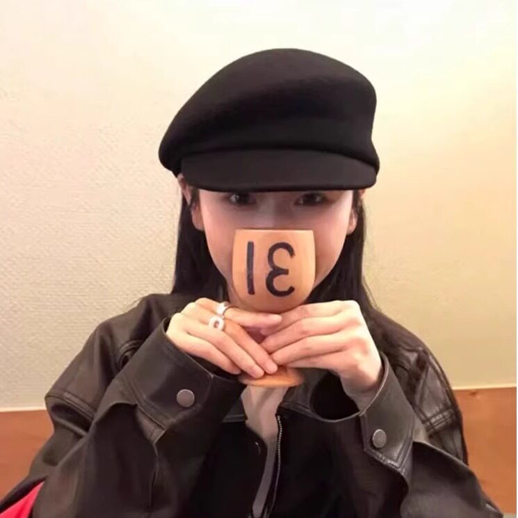 高级感毛呢贝雷帽子女气质显脸小