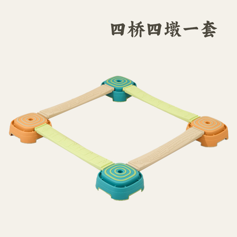 防滑全包边方墩平衡木儿童独木桥