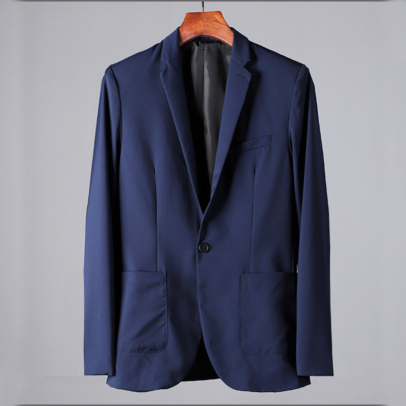 版型超好 瑞典商务休闲男士薄款西服韩版修身青年一粒扣单西外套