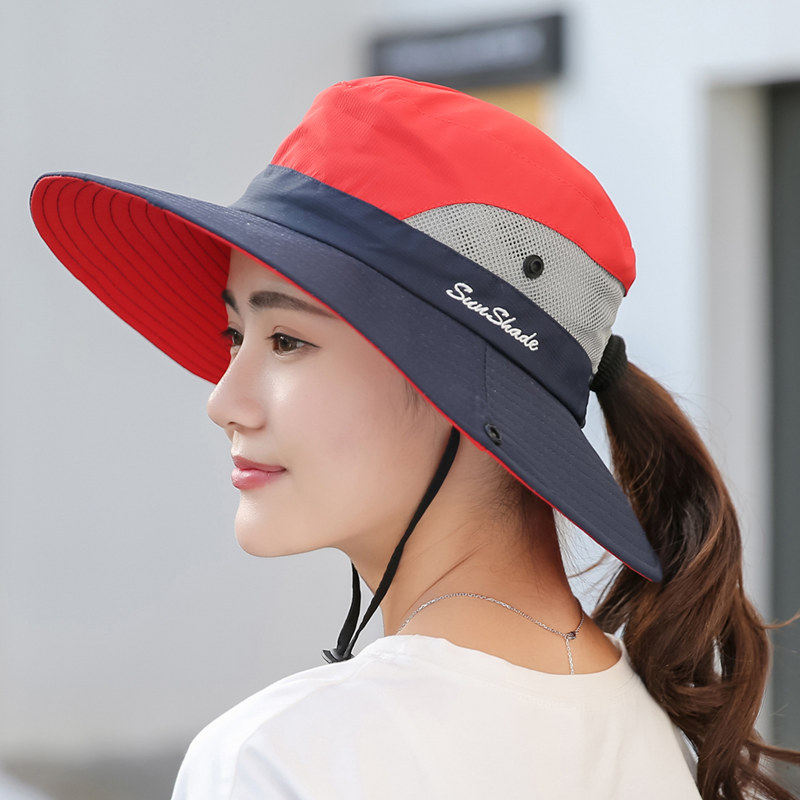 户外旅游夏天情侣男士防晒帽子
