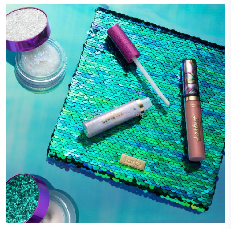 Tarte限量版豹纹亮片DIY彩妆空盘