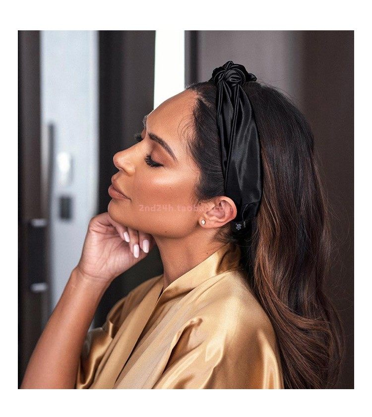 slip限量真丝大中小优惠压痕发圈