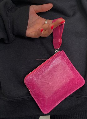 minitmute糖果色纯色拉链卡包便携零钱包包伴侣 韩国小众设计师