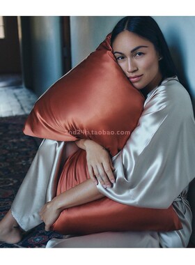 slip新derest rose沙漠玫瑰真丝枕套dusk黄昏桑蚕丝亲肤抗皱50x76