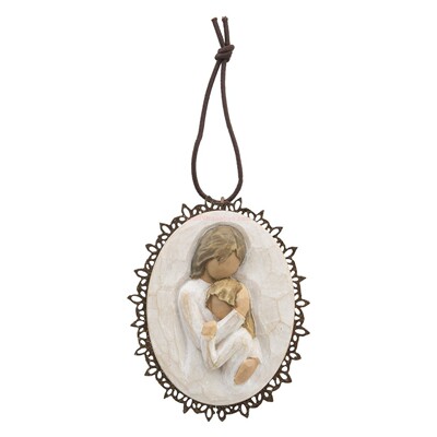 浮雕牌吊饰willowtree美国代购