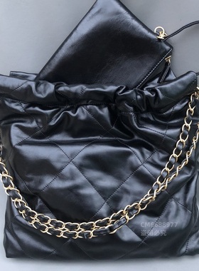 新款22/25bag垃圾袋购物mini链条女包包单肩斜挎妈咪袋内胆收纳包