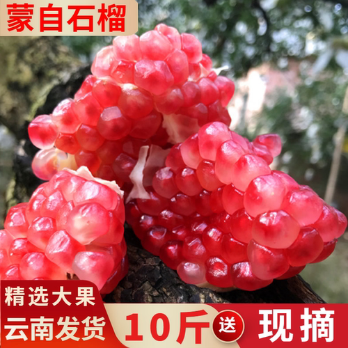 官颜红皮石榴时令水果包邮