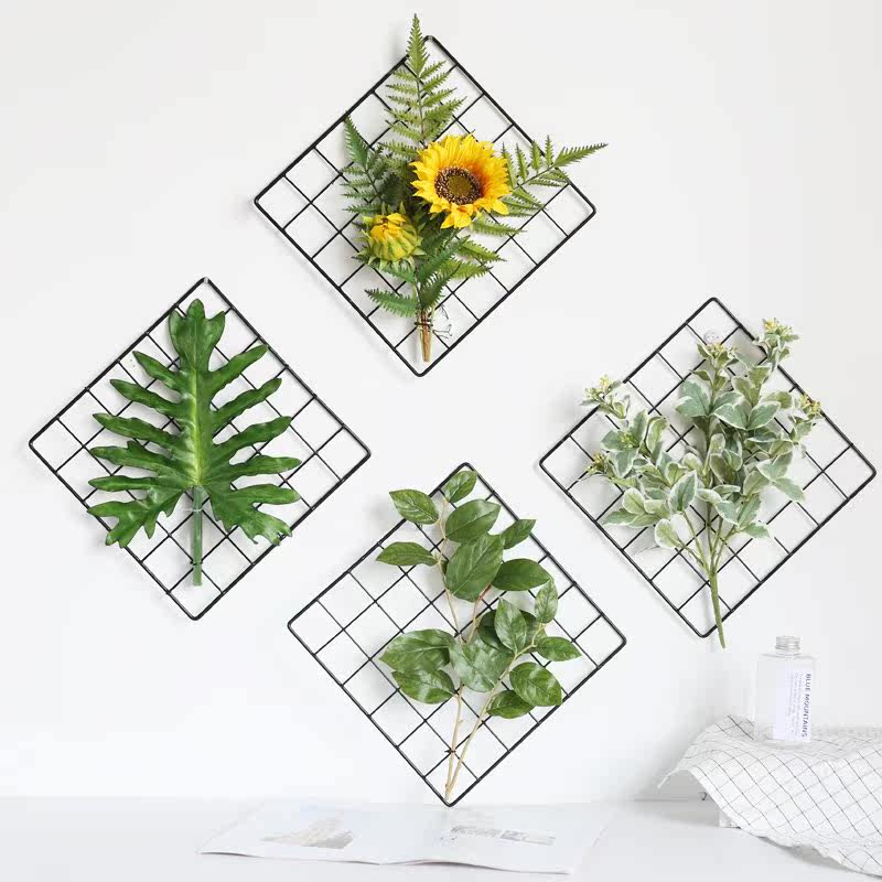 .[Small square wall decorations] INS Northern Europe Iron art Pendant Iron frame Photo wall originality decorate Wall mountedin the Home accessories , Mural  category - from Buy2taobao.com to provide professional Taobao agent buy service