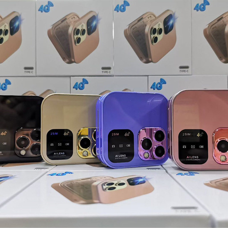 新款折叠手机全网通4G双卡双待i16promax翻盖非智能按键学生手机