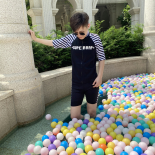 束胸泳衣中性温泉学生胖大码 宽松保守女绷带束胸泳衣