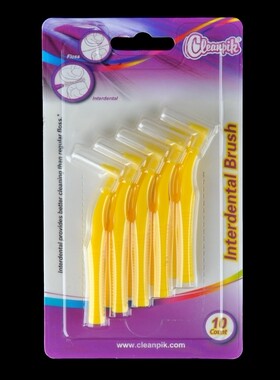 牙缝刷10支牙间刷正畸牙刷齿间隙刷矫正牙刷清洁牙缝牙签刷