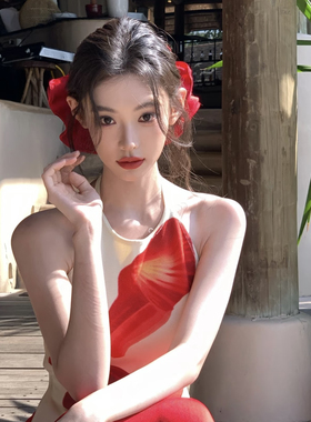 迪迪不畏同款红色大肠发圈女法式高级感超大号缎面低马尾头绳发饰