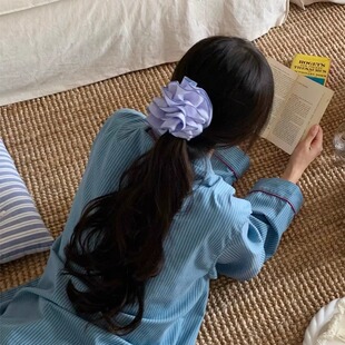 律政俏佳人！韩国高级发圈香蕉夹2026新款高马尾夹后脑勺竖夹发饰