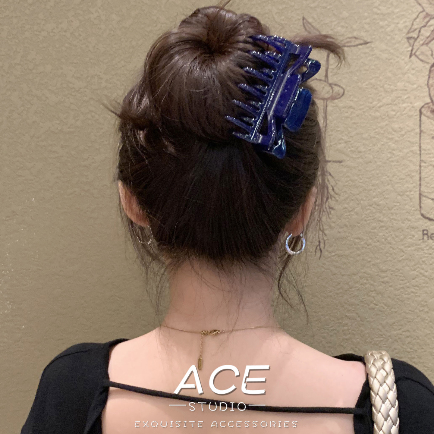 简约双齿发量多后脑勺盘发鲨鱼夹女高级感后脑勺2026新款宝石蓝,饰品/流行首饰/时尚饰品新,发饰,淘宝优惠券,粉丝福利购,淘宝优惠卷
