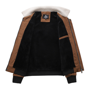 外贸秋冬加绒大刺绣飞行服夹克J5823P100图片