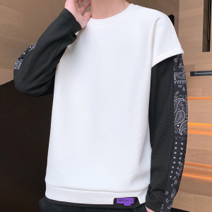 男士秋款假两件大码宽松卫衣Y6728P32图片